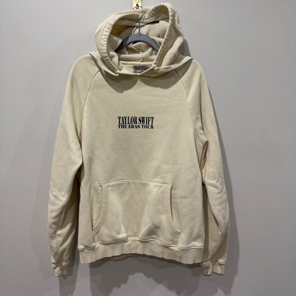 Taylor Swift Tops - Taylor Swift The Eras Tour Size Medium Hoodie Cream